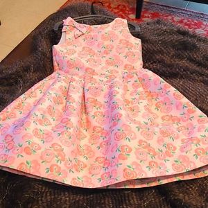 Floral pastel colored dress